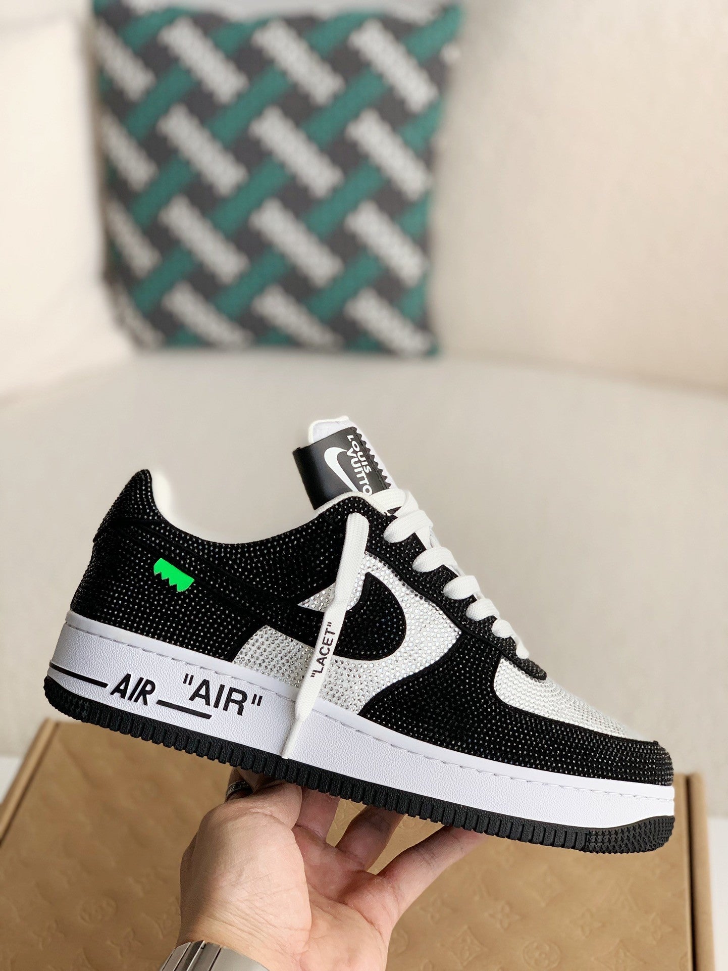 Nike air force 1 low x off white black online