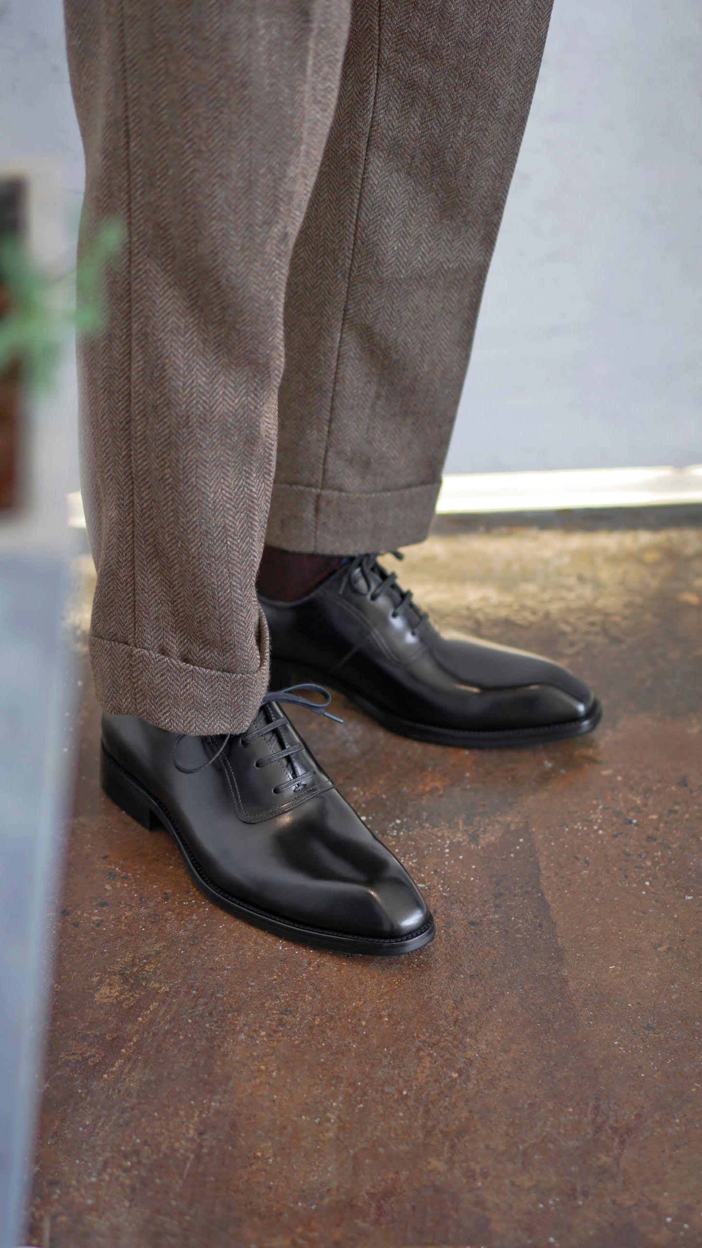 Chaussures Oxford noires classiques