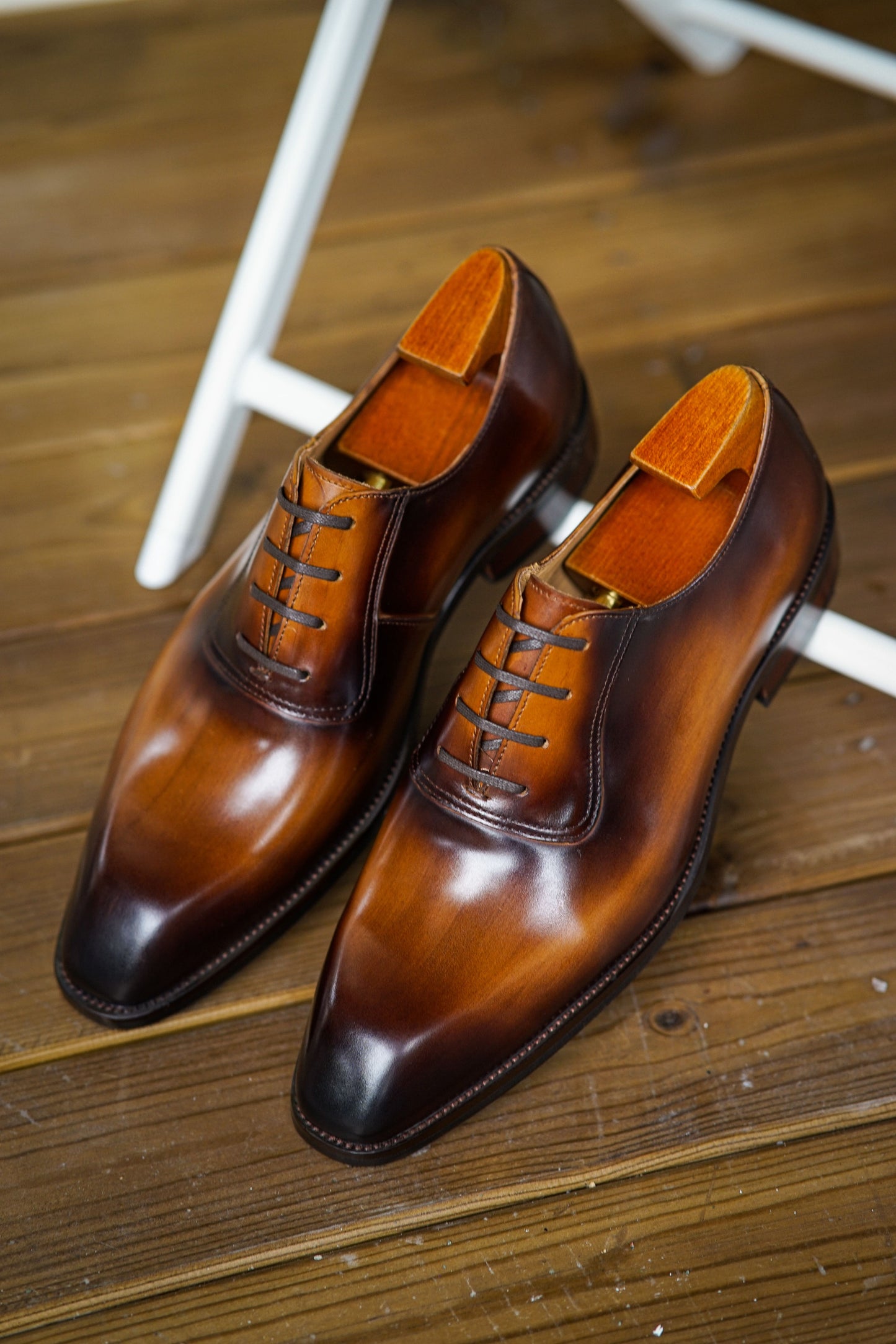 Chaussures Oxford brunes classiques