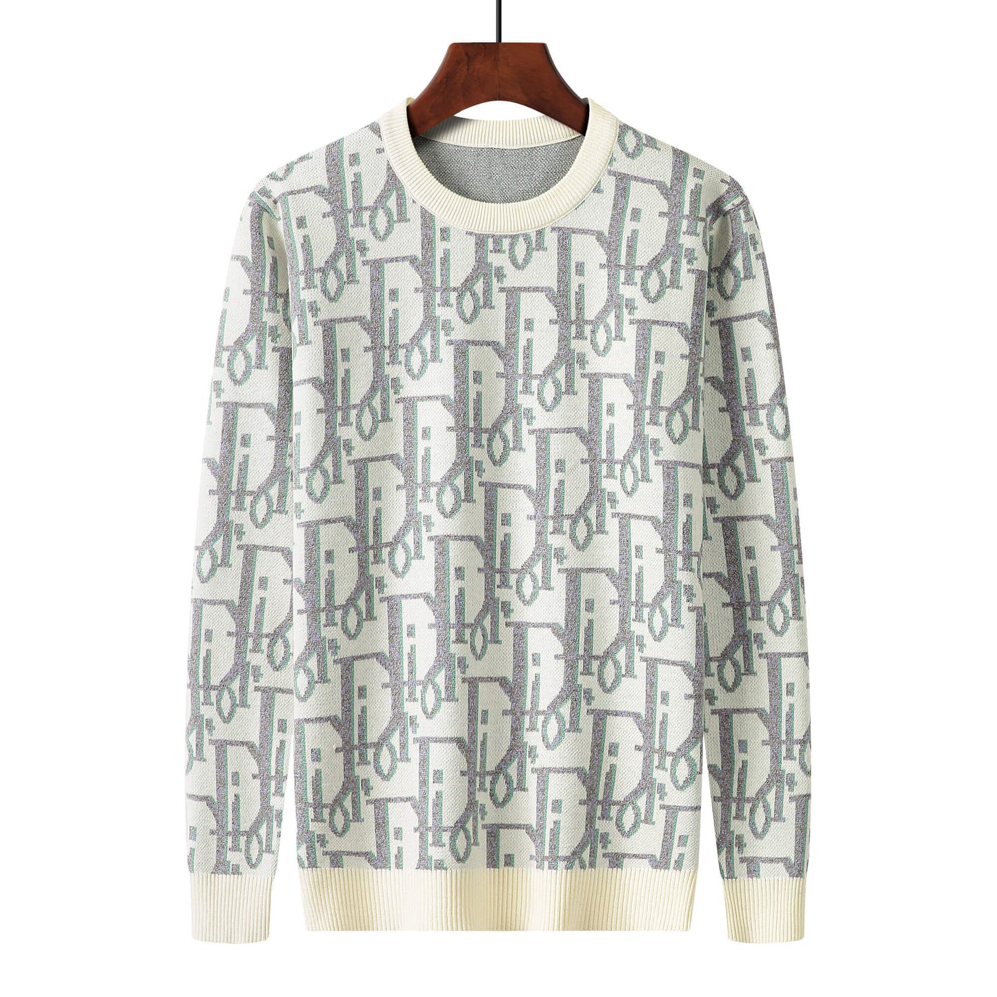 Dior Oblique motif Cream Sweater