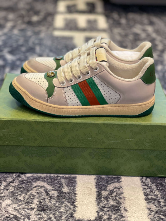 Gucci Screener Distressed Beige  Sneaker