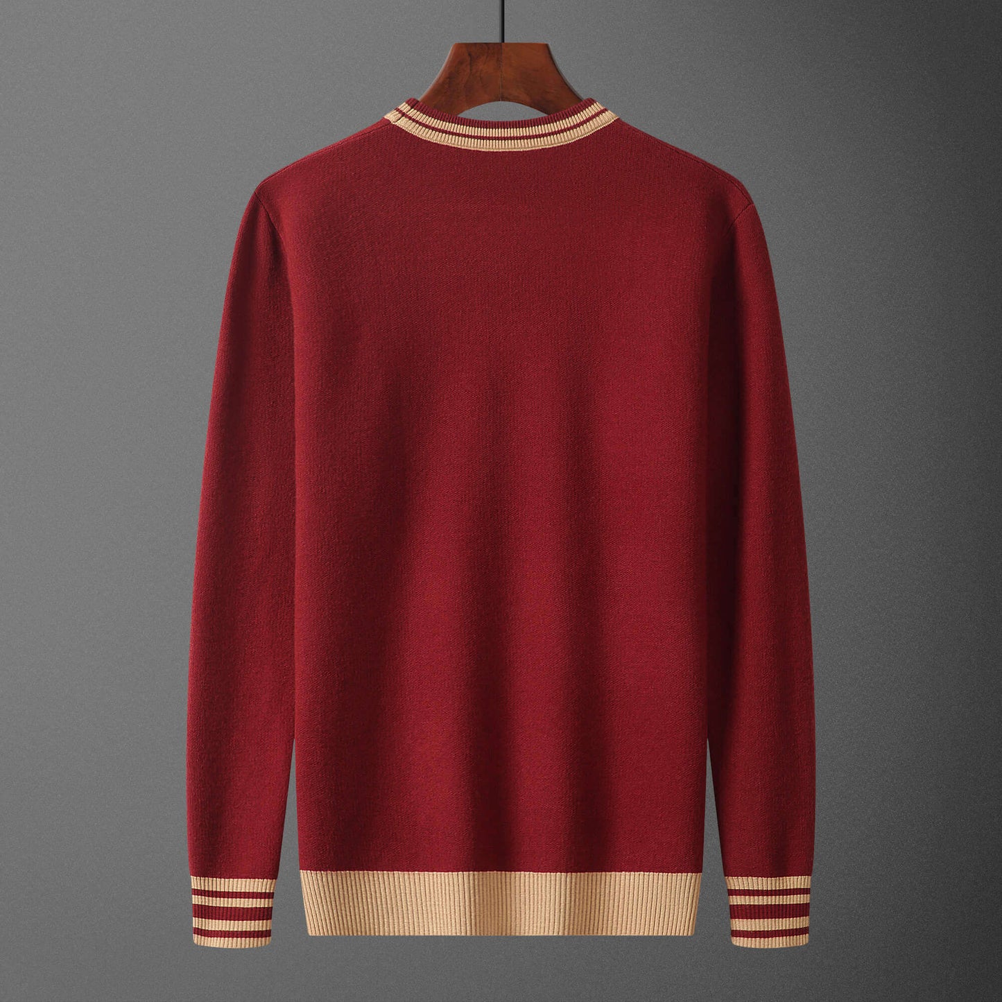 Gucci Interlocking G Burgundy Wool Sweater