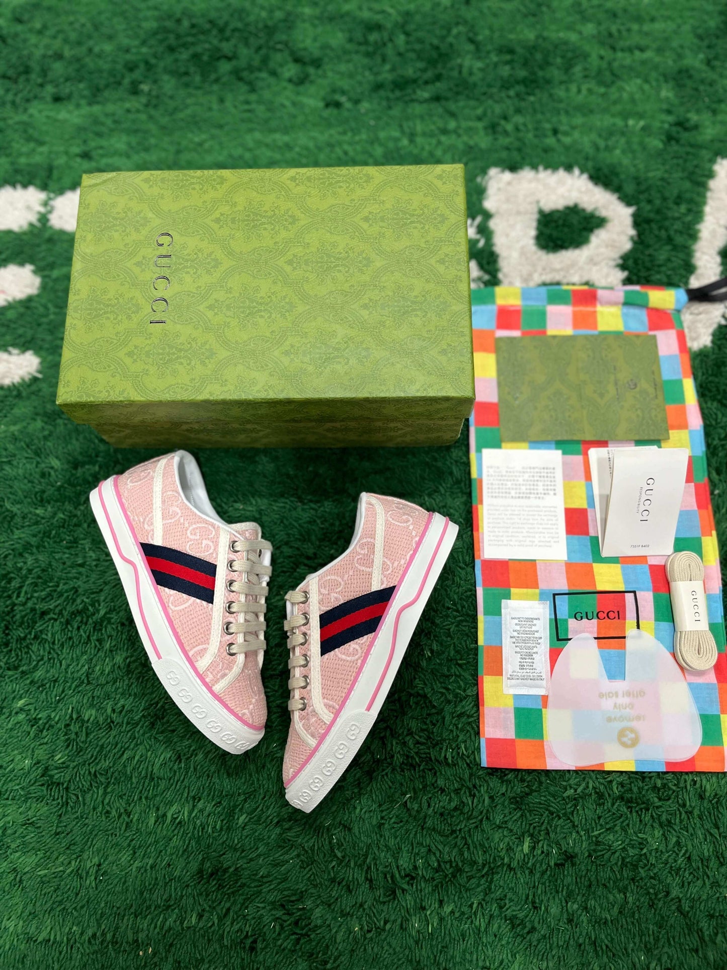 Gucci Off The Grid Tennis 1977 Low ECONYL Sneaker - Pink Edition