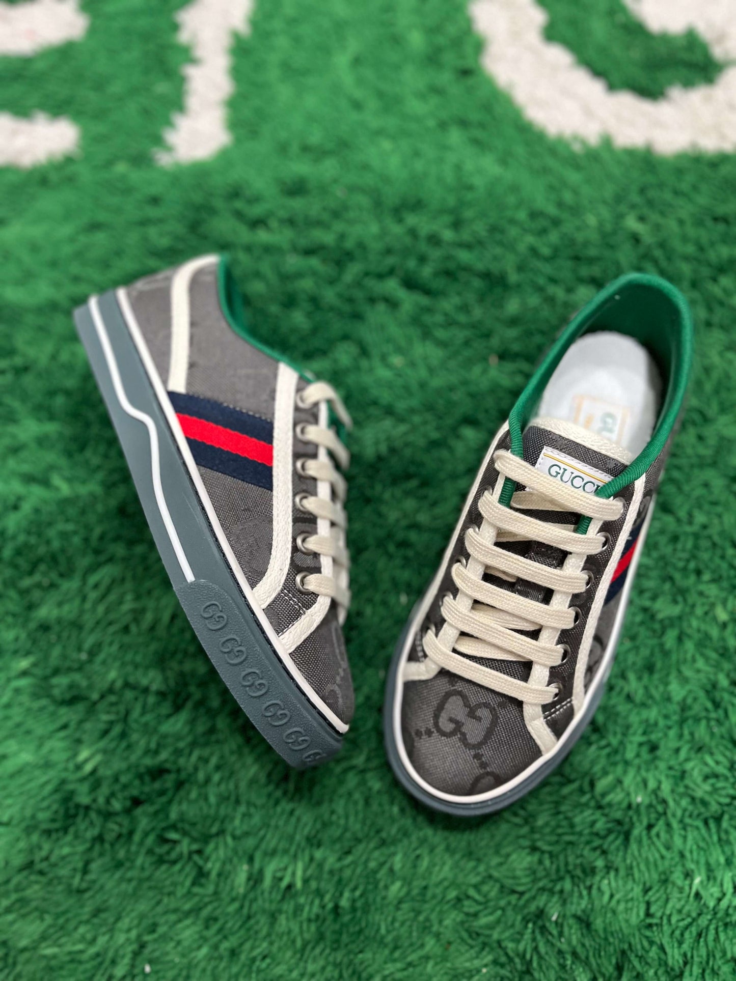 Gucci Off The Grid Tennis 1977 low  Gray ECONYL Sneaker