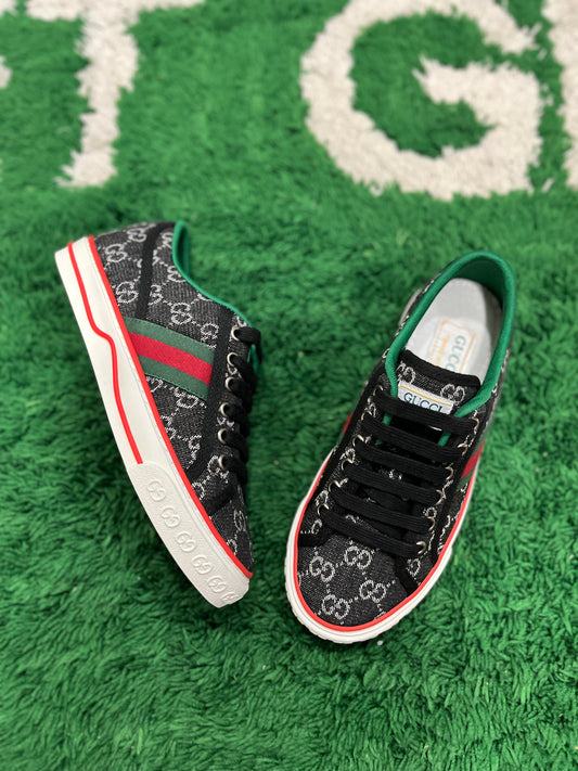 Gucci Tennis 1977 GG Logo Black Multi Sneaker