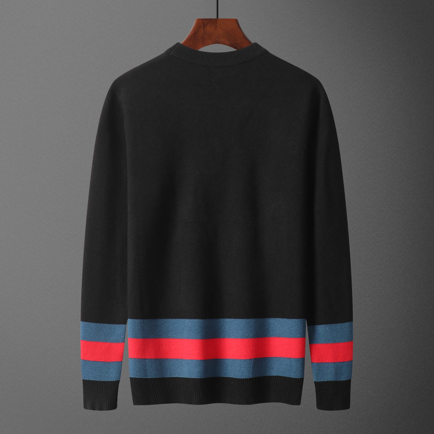 Gucci Web Stripe Black Sweater