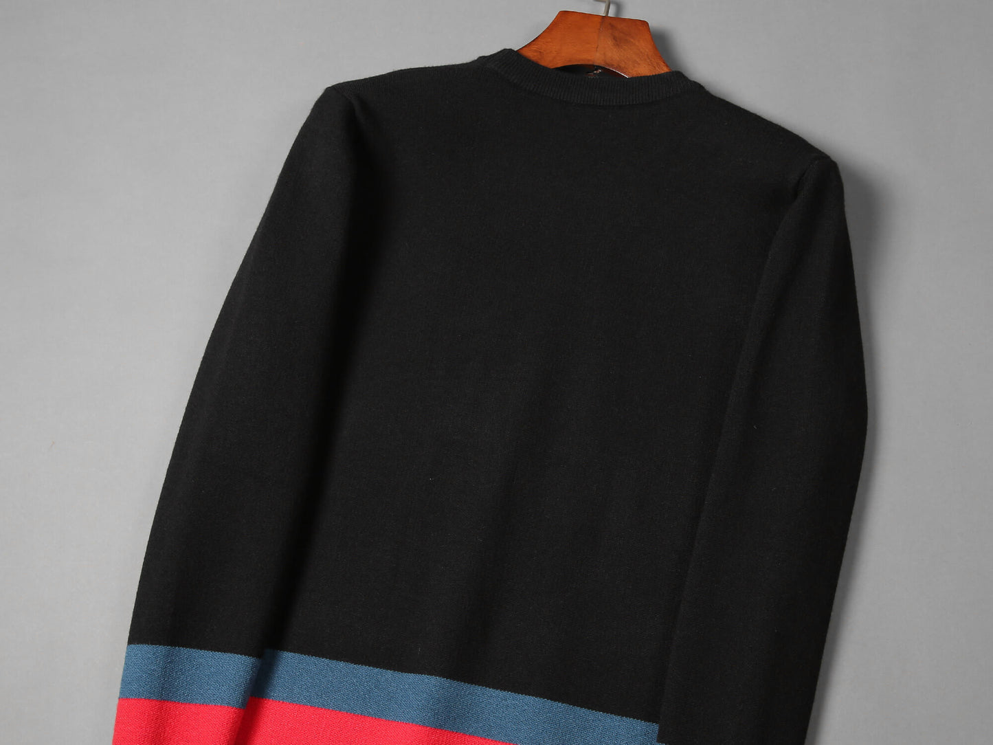 Gucci Web Stripe Black Sweater