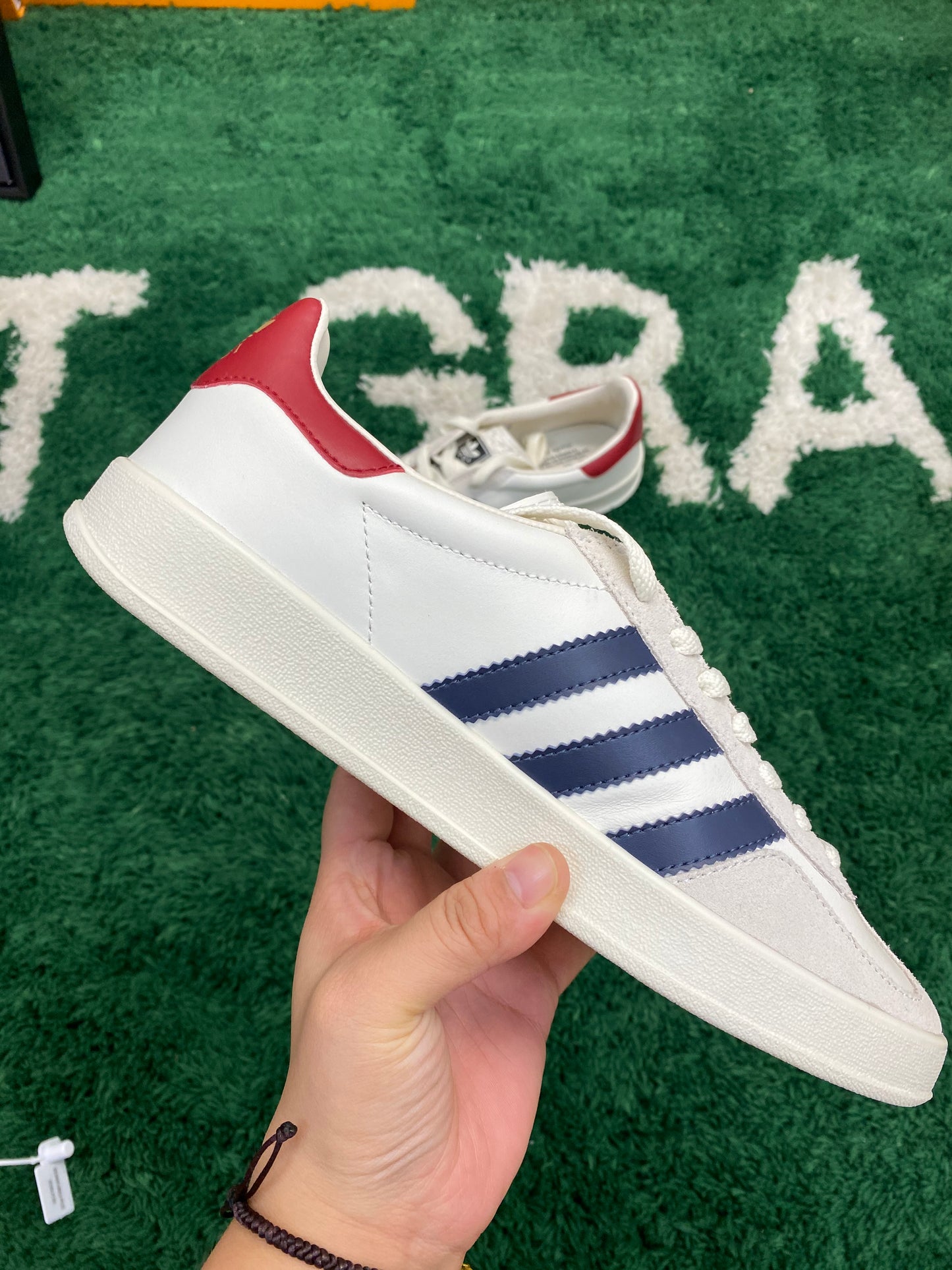 Gucci x Adidas Gazelle Off-white Suede Sneaker