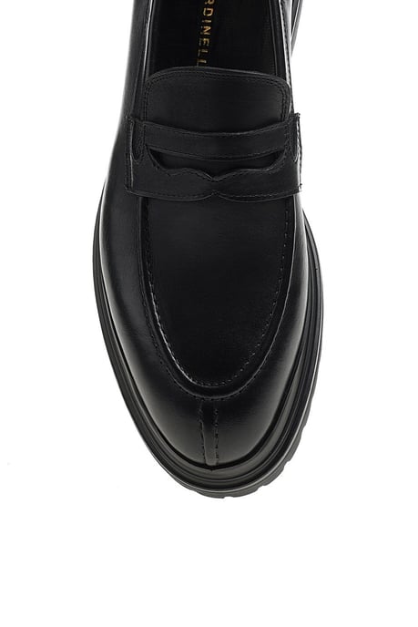 HolloMen Black Penny Loafers