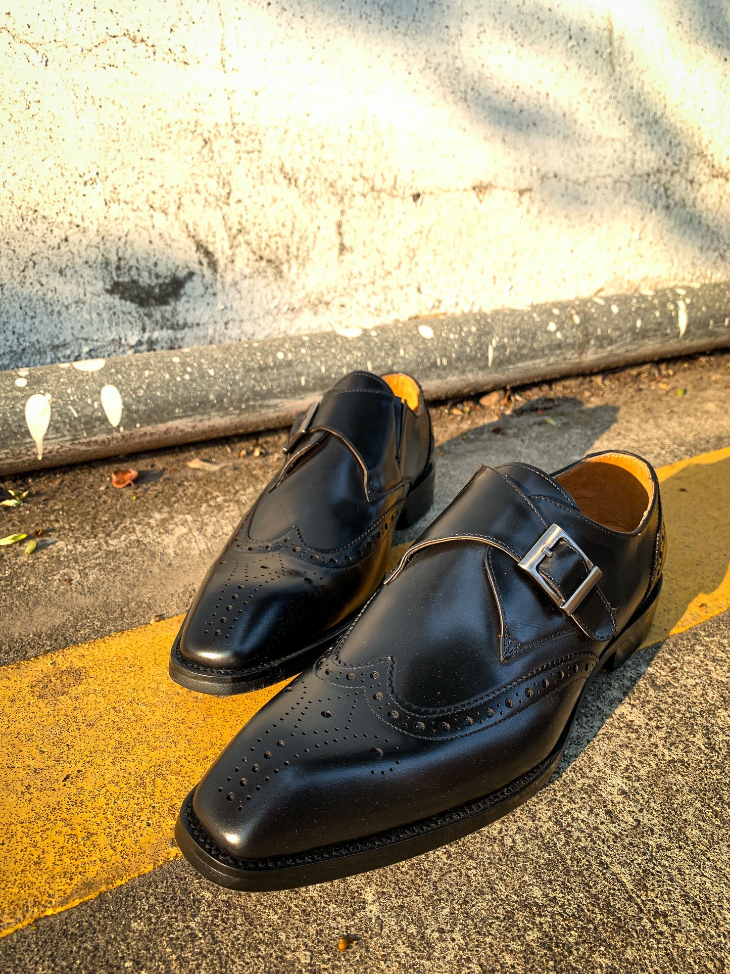 Imperial Patina Nero Singolo Monk Cinghie