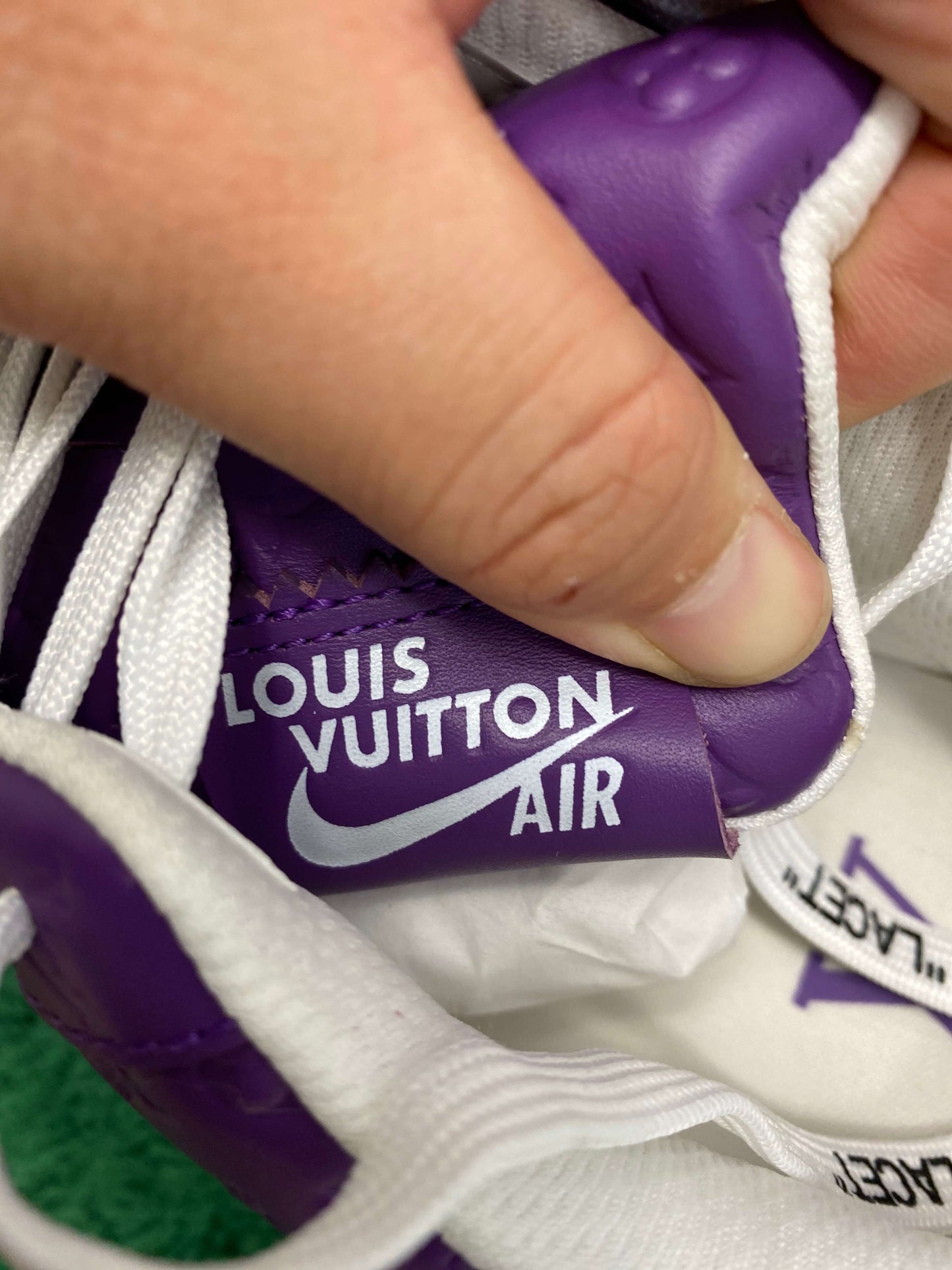 Louis Vuitton And Nike 'Air Force 1' Low Purple Sneaker