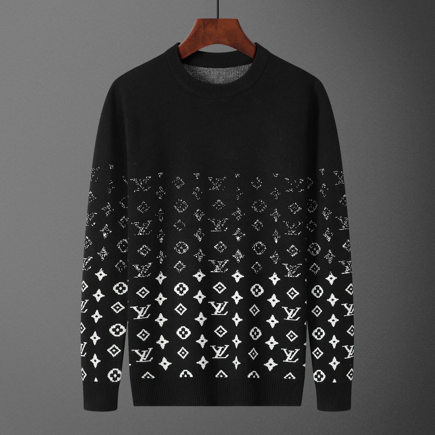 Louis Vuitton LV Gradient Monogram Cotton Crewneck Sweater