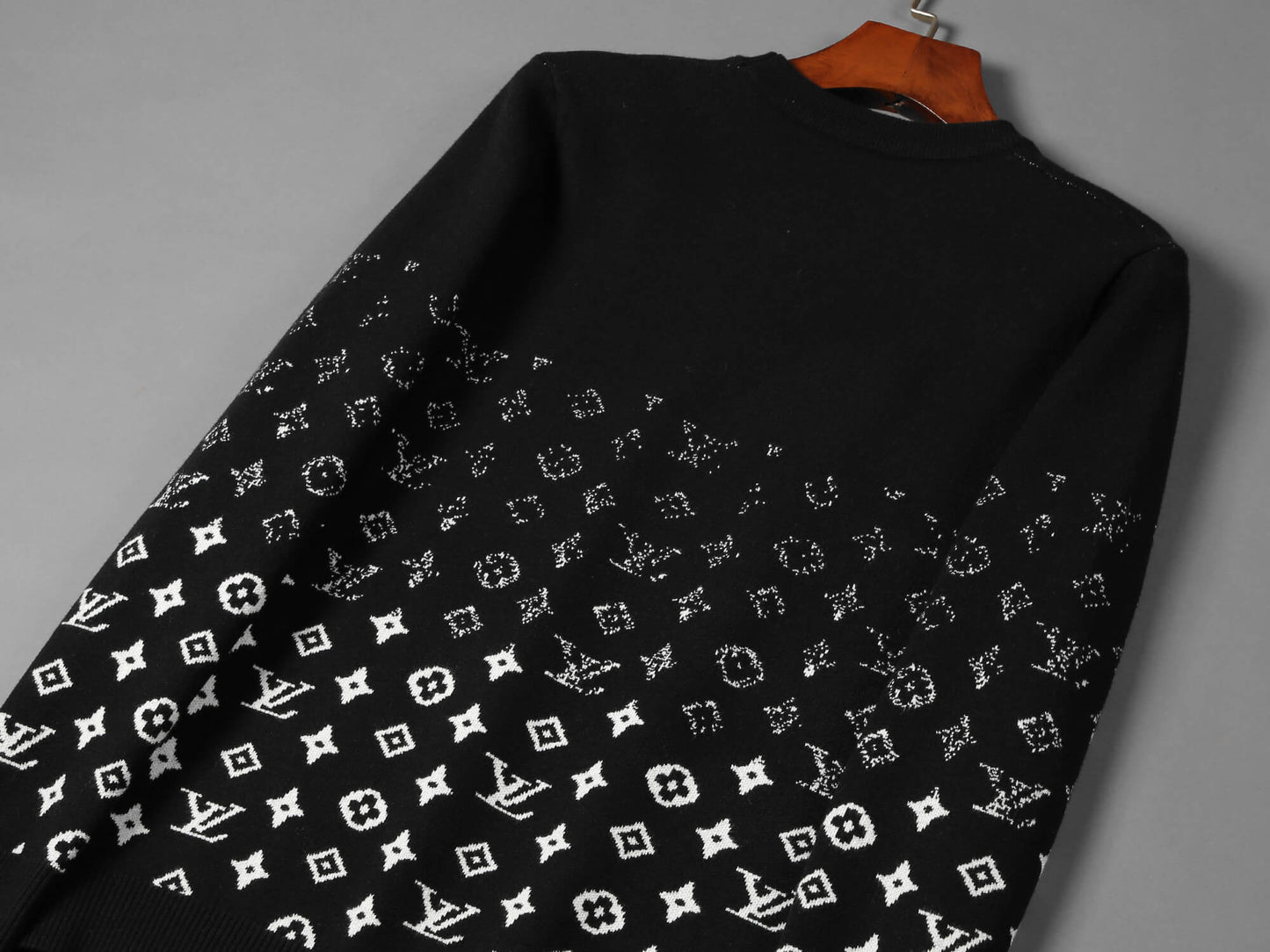 Louis Vuitton LV Gradient Monogram Cotton Crewneck Sweater