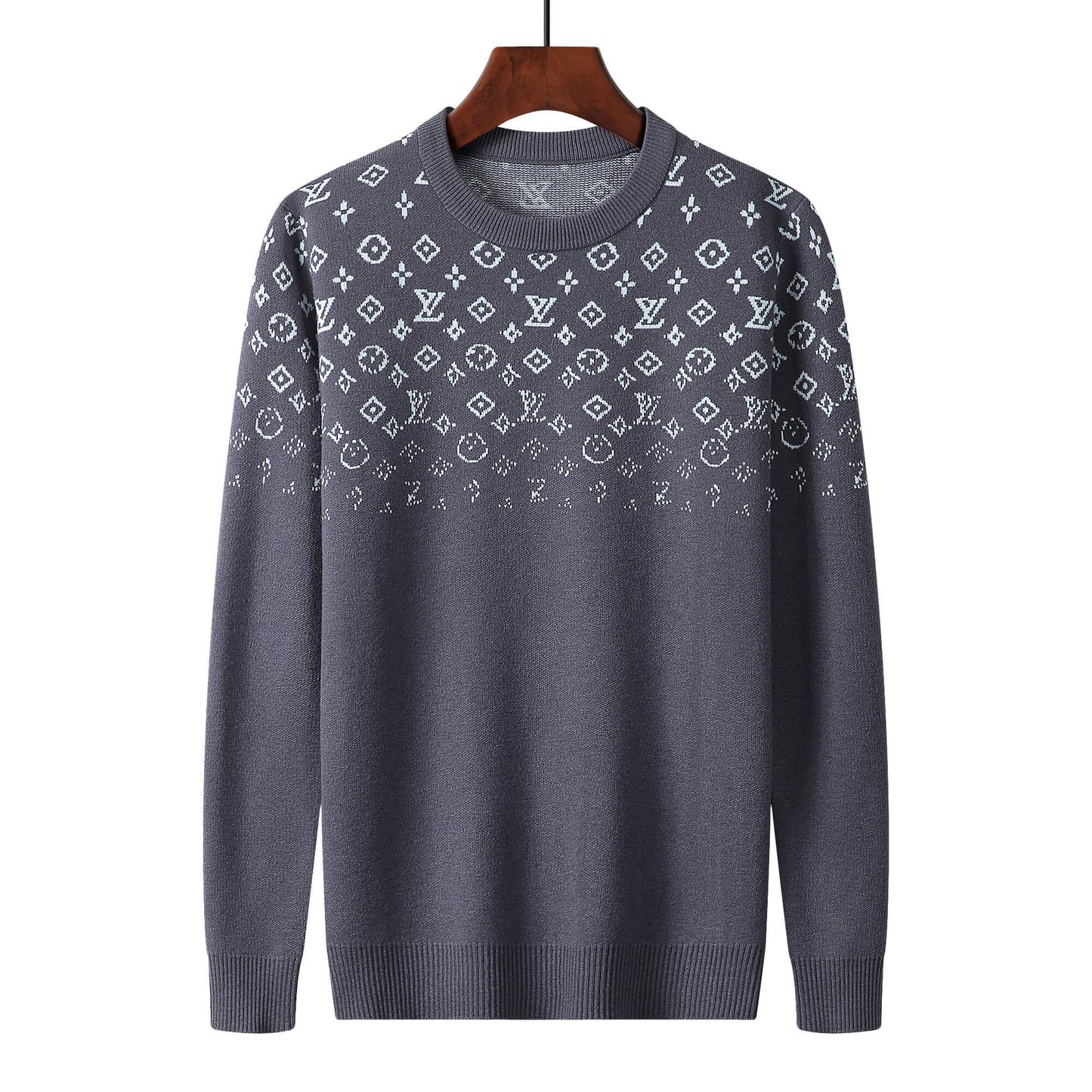 Louis Vuitton LV Gradient Monogram Grey-Blue Sweater