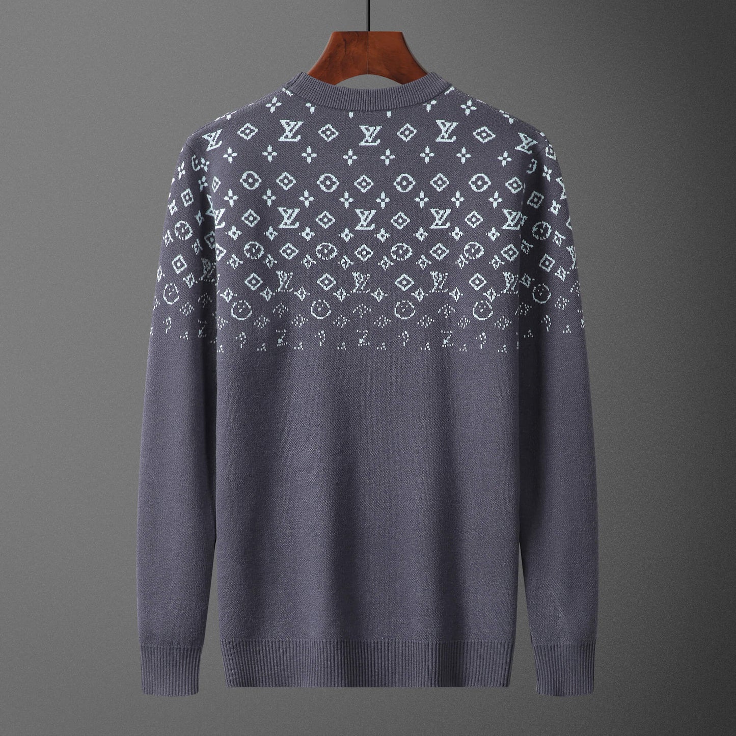 Louis Vuitton LV Gradient Monogram Grey-Blue Sweater