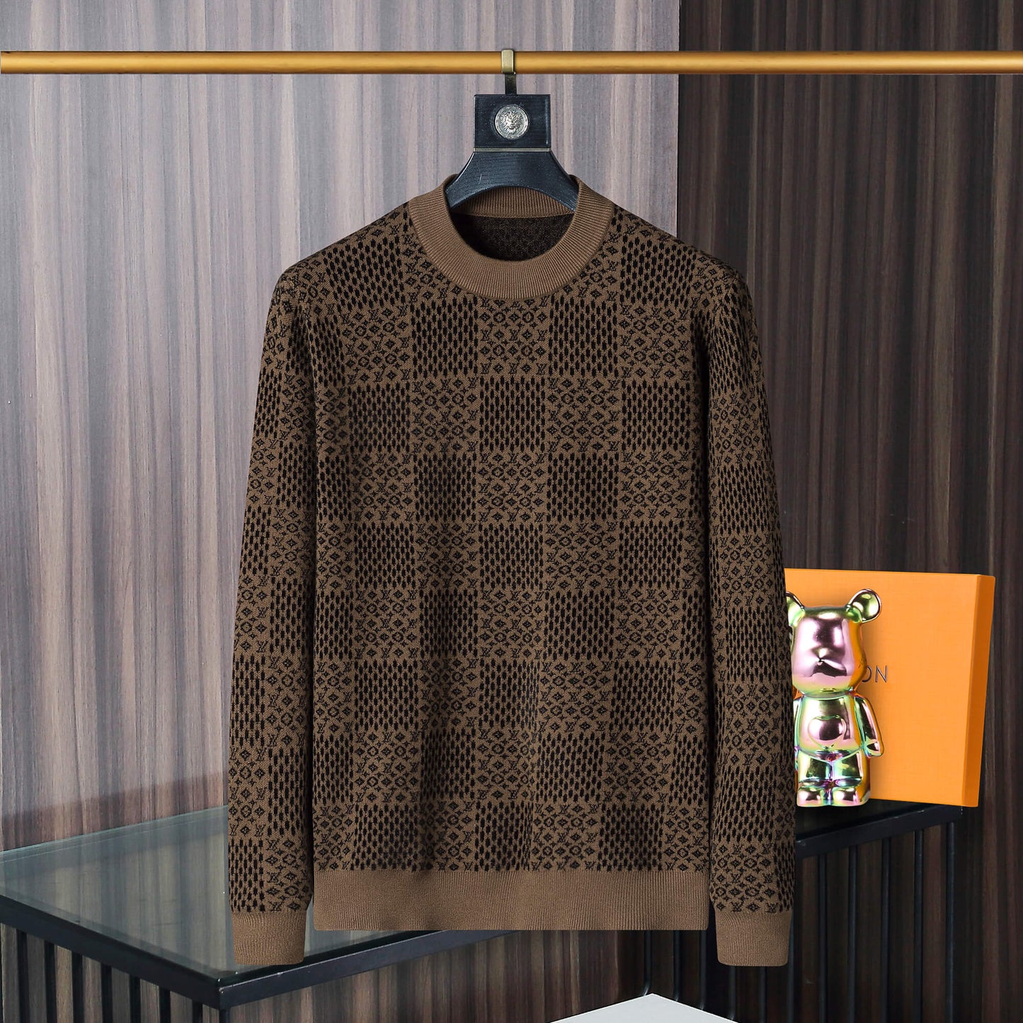 Louis Vuitton LV Monogram Pattern Sweater