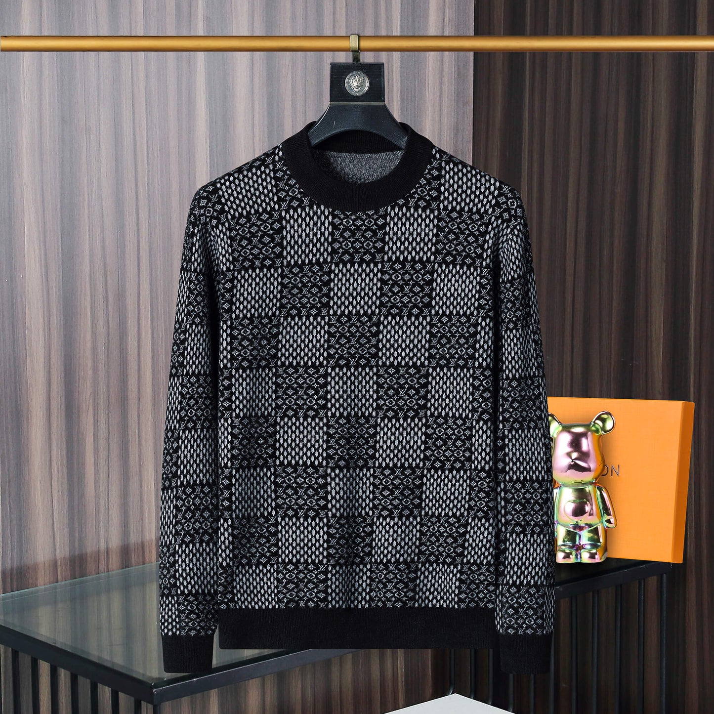 Louis Vuitton LV Monogram Pattern Sweater