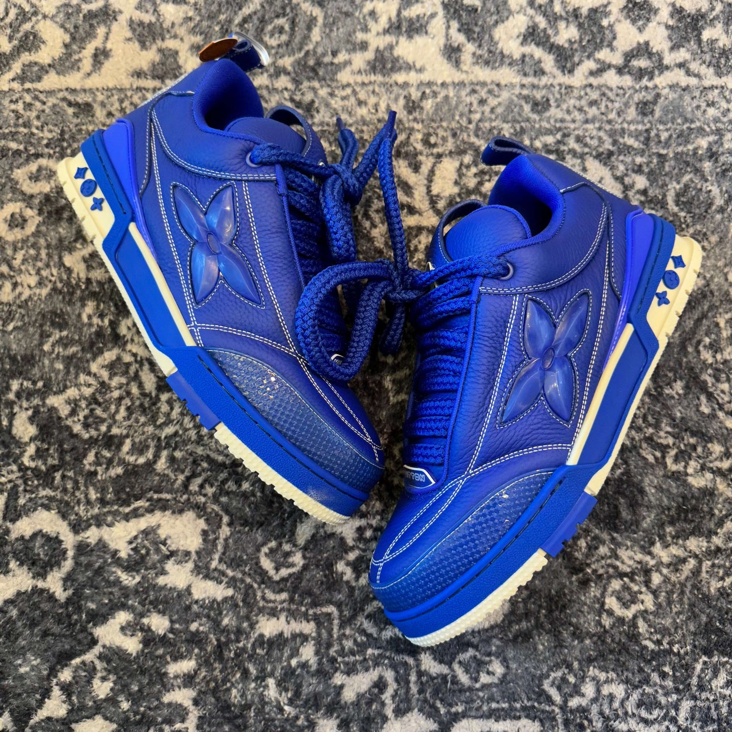 Louis Vuitton LV Trainer Blue Skate Sneaker