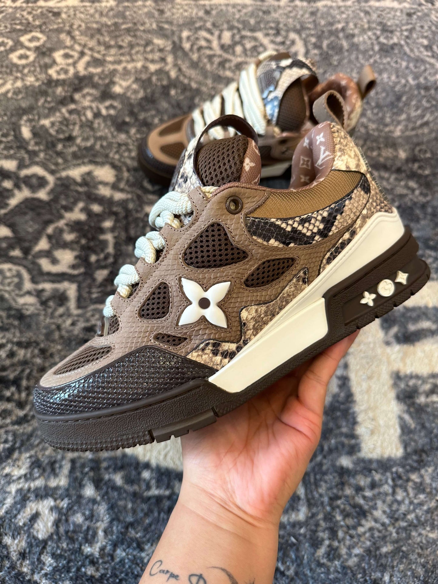 Louis Vuitton LV Trainer Brown Skate Sneaker