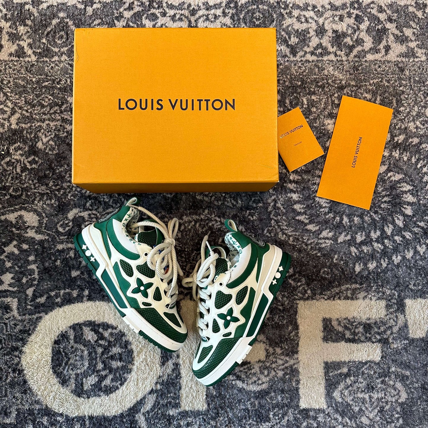 Louis Vuitton LV Trainer Green Skate Sneaker