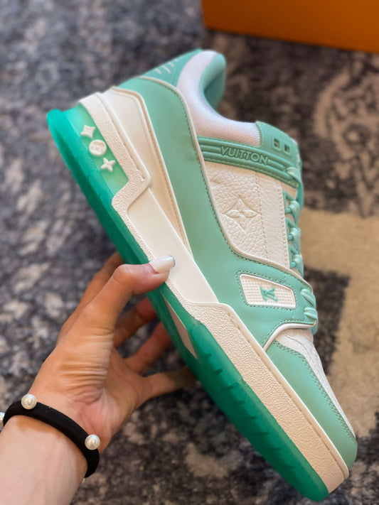 Louis Vuitton LV Trainer Mint Green sneaker