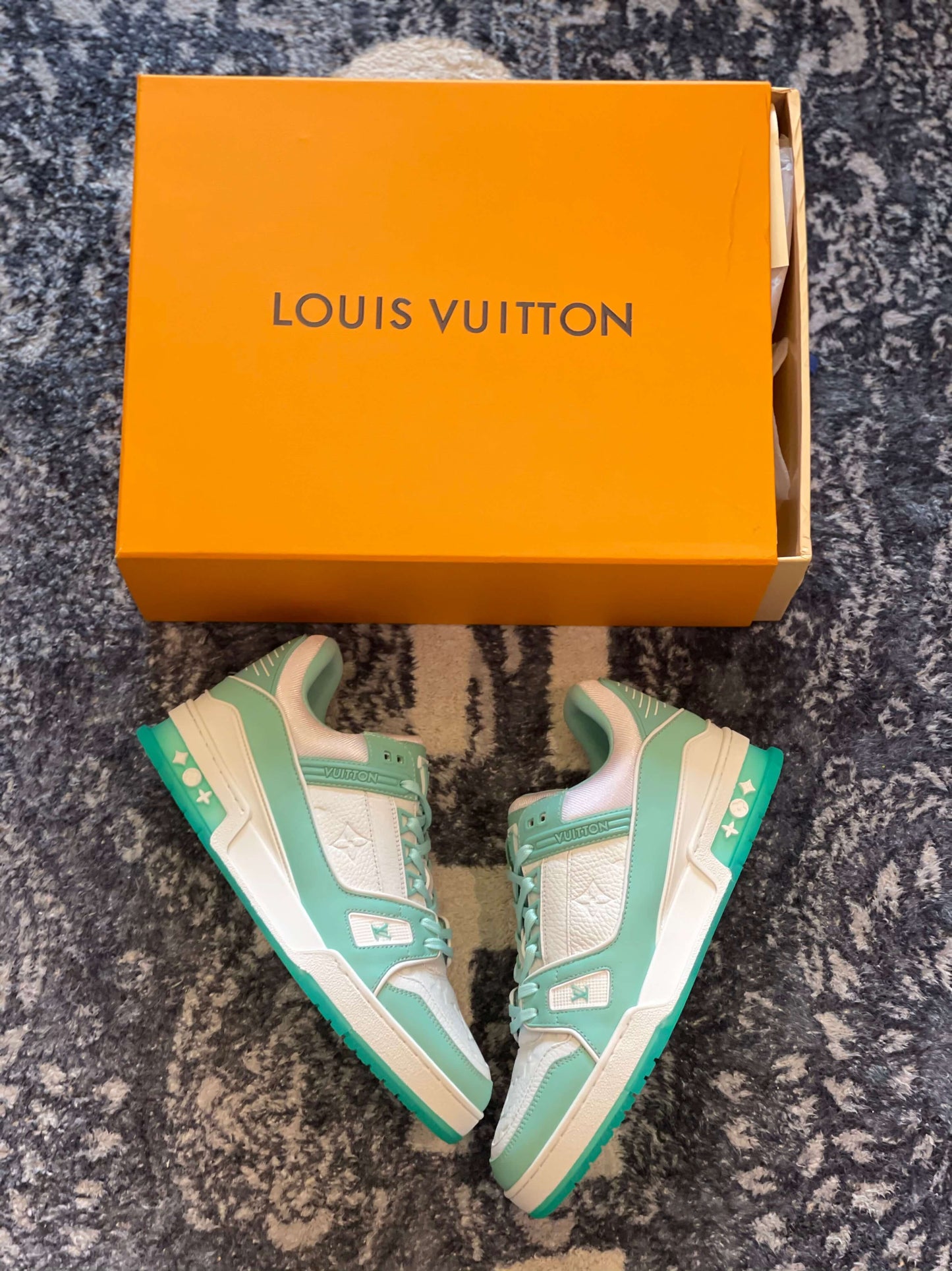 Louis Vuitton LV Trainer Mint Green sneaker