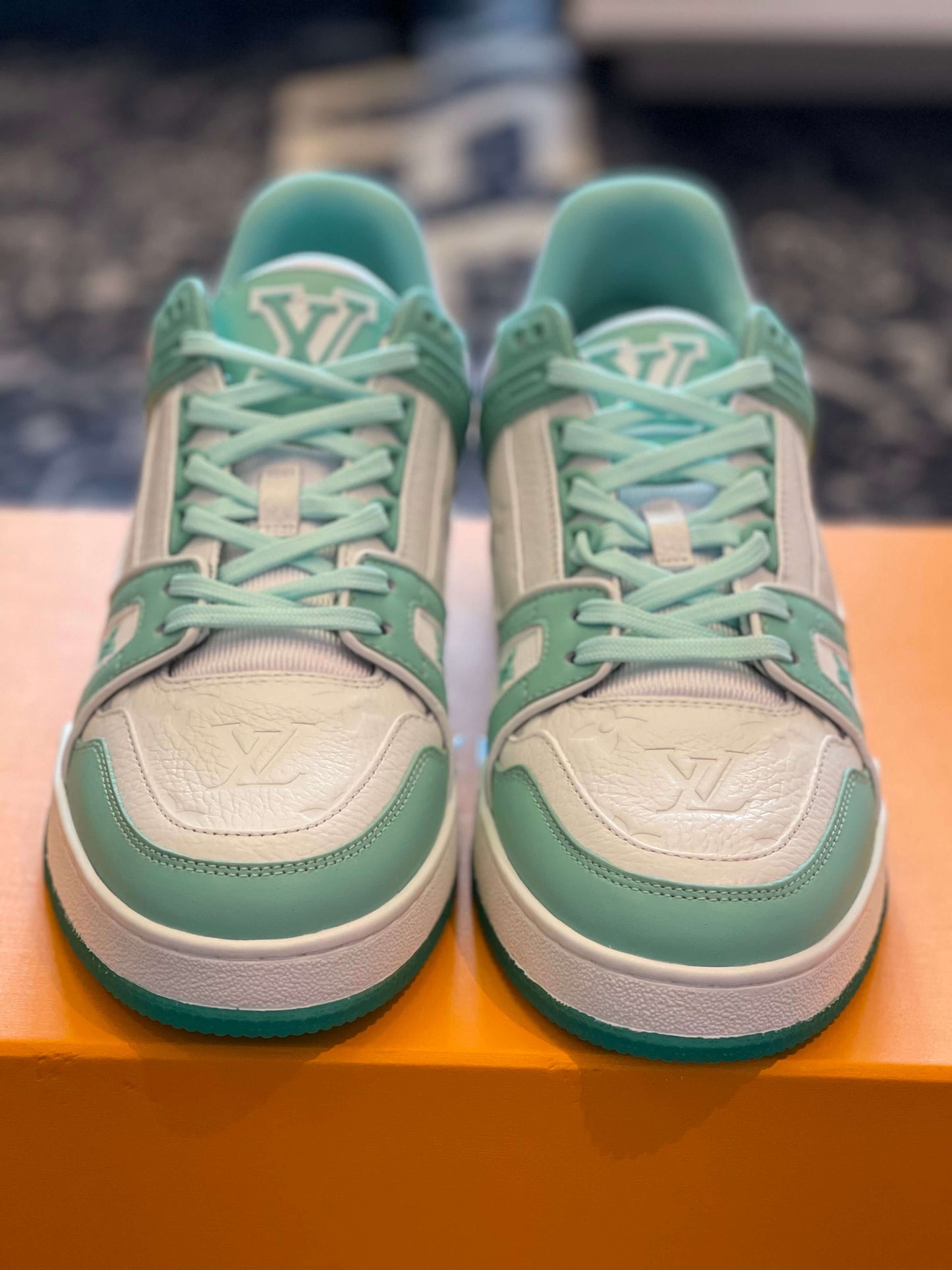 Louis Vuitton LV Trainer Mint Green sneaker