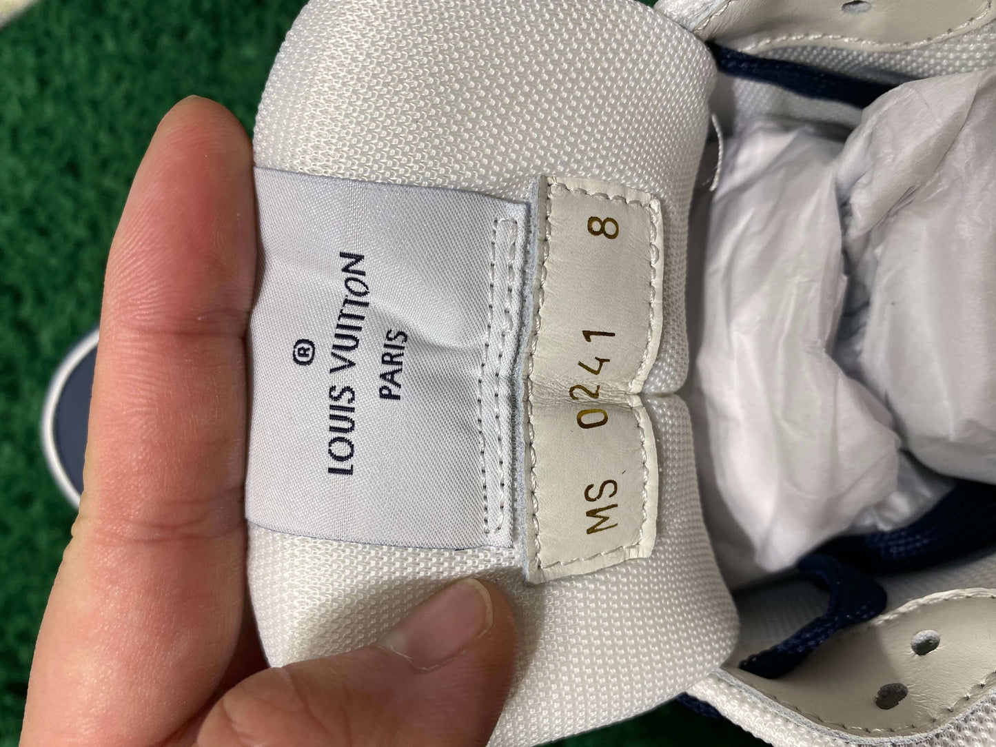 Louis Vuitton LV Trainer Navy Mesh Sneaker