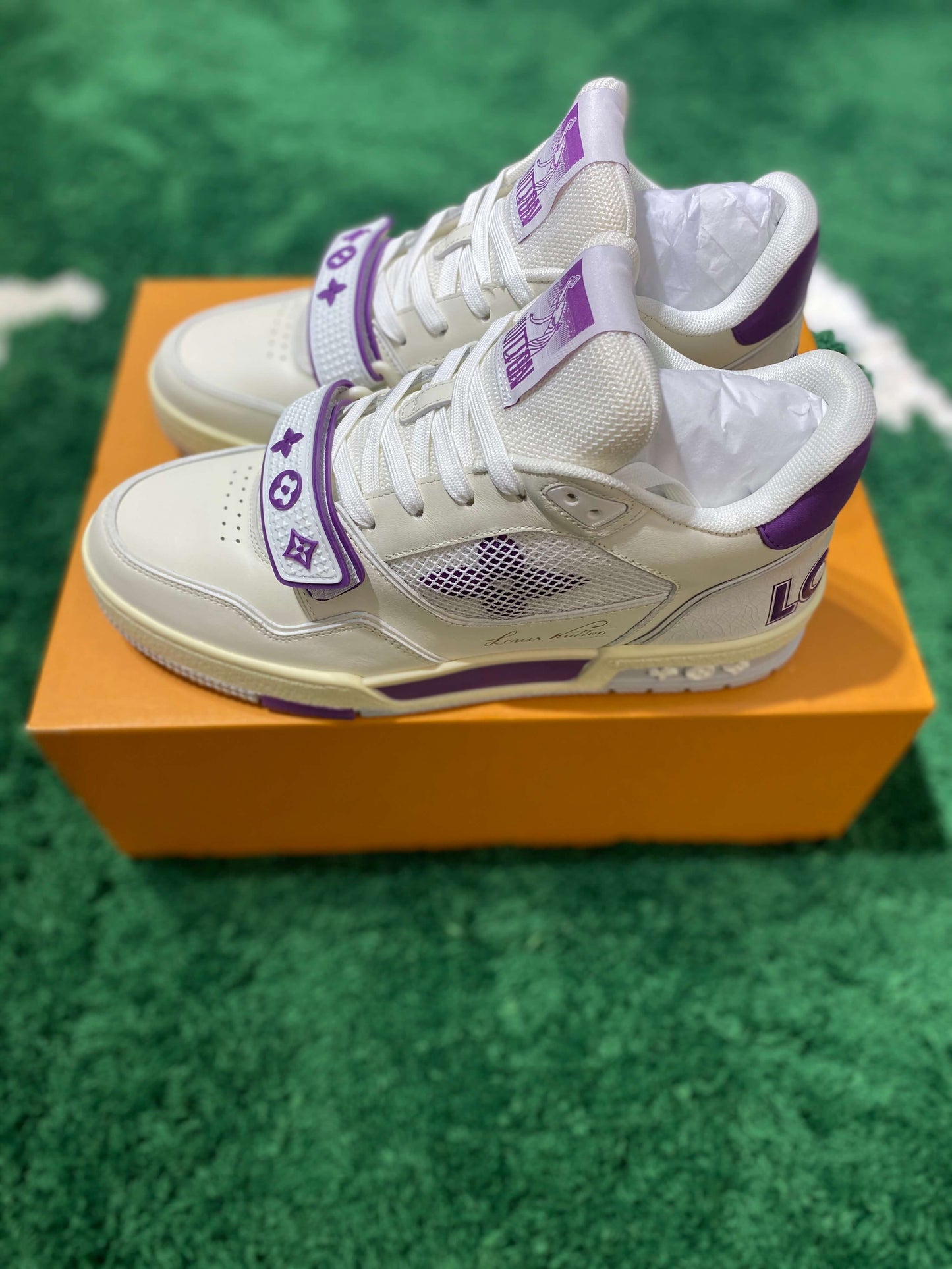 Louis Vuitton LV Trainer Violet Mesh Sneaker