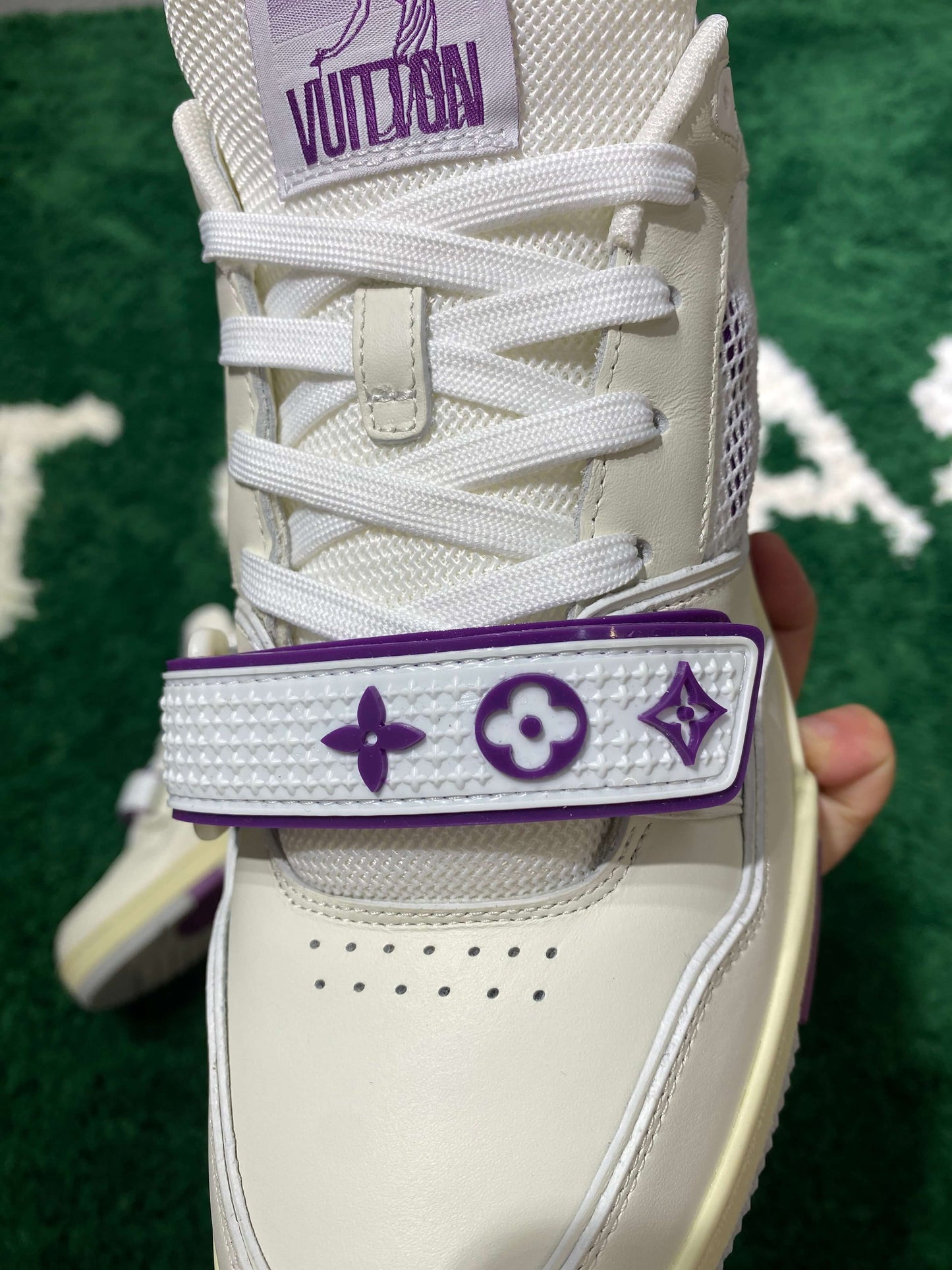 Louis Vuitton LV Trainer Violet Mesh Sneaker