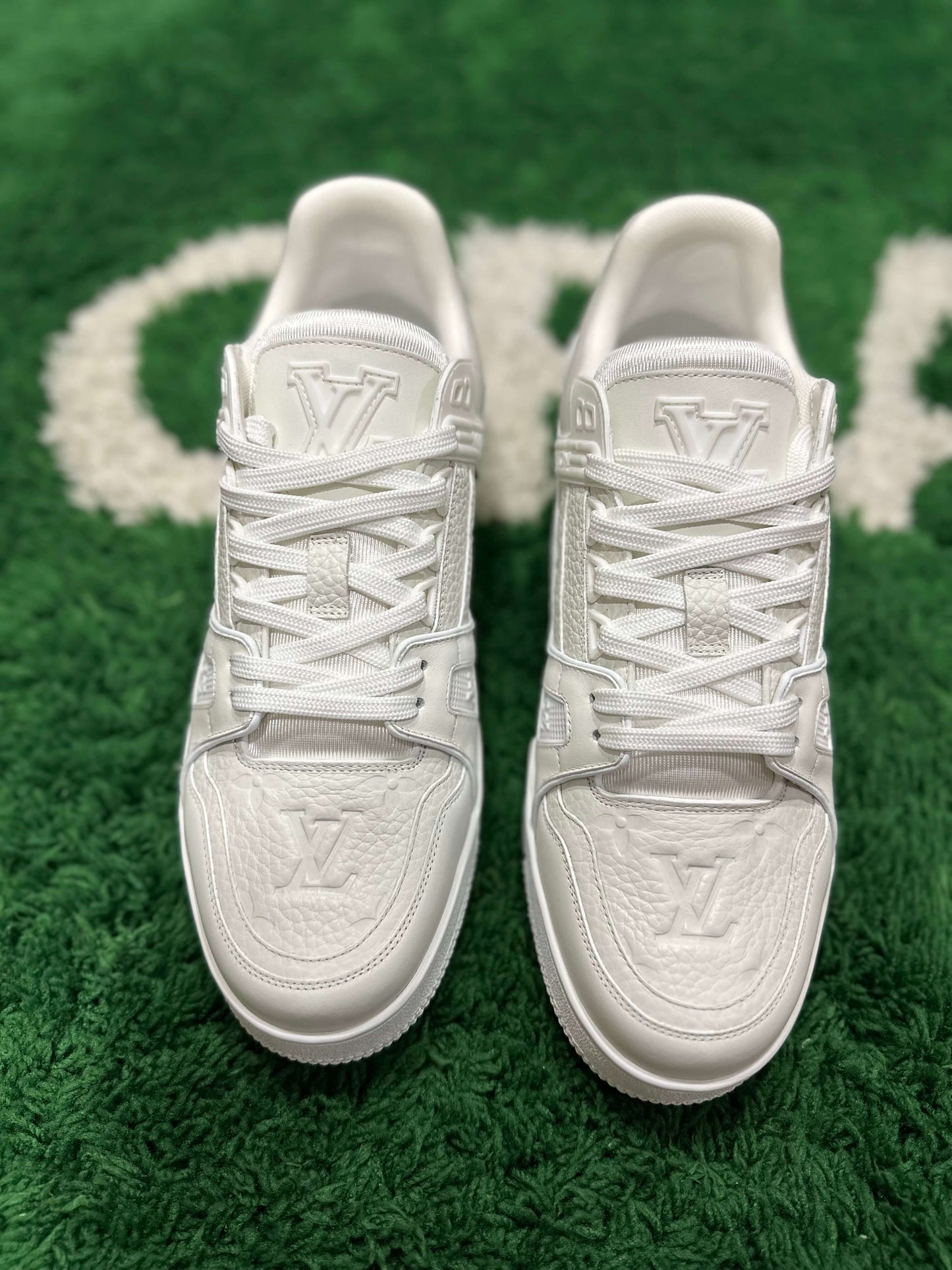 Louis Vuitton LV Trainer Monogram White Sneakers