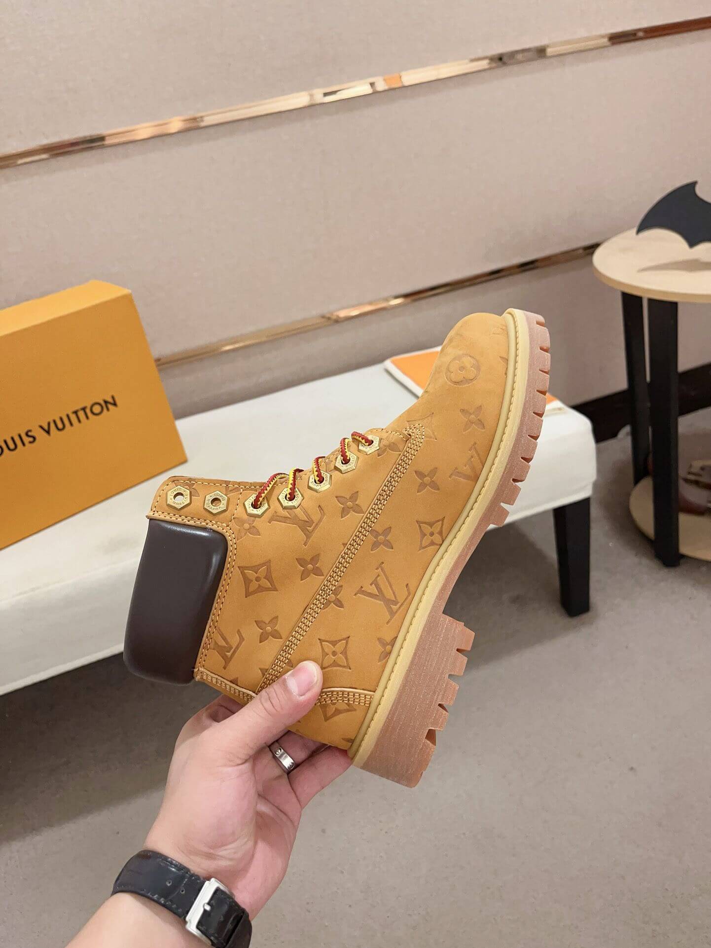 Louis Vuitton LV x Timberland 6-Inch Ankle Boot "Wheat"