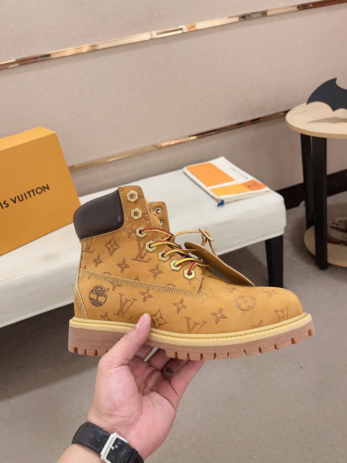 Louis Vuitton LV x Timberland 6-Inch Ankle Boot "Wheat"