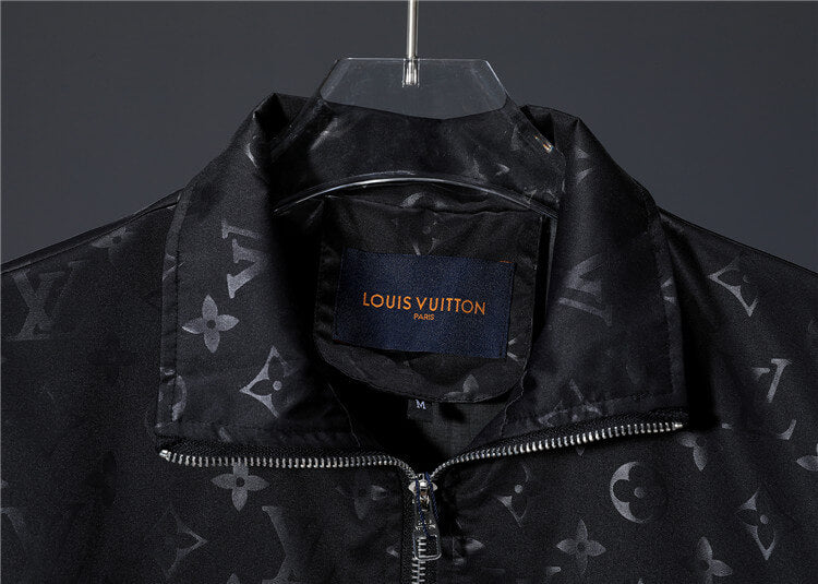 Louis Vuitton Monogram Printed Nylon Windbreaker Jacket