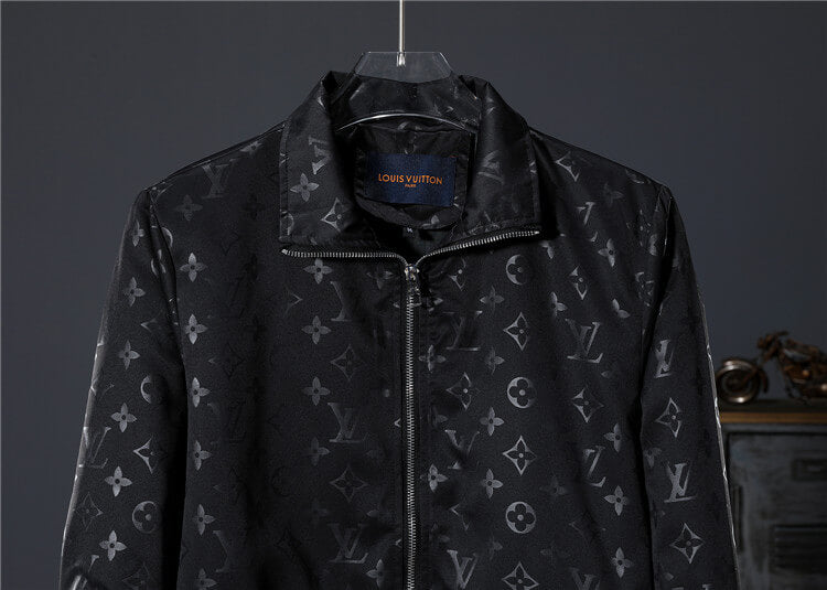 Louis Vuitton Monogram Printed Nylon Windbreaker Jacket