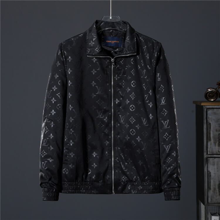 Louis Vuitton Monogram Printed Nylon Windbreaker Jacket