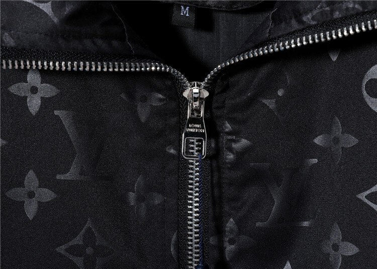 Louis Vuitton Monogram Printed Nylon Windbreaker Jacket