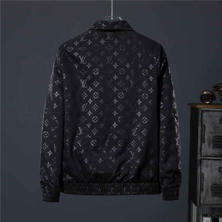 Louis Vuitton Monogram Printed Nylon Windbreaker Jacket