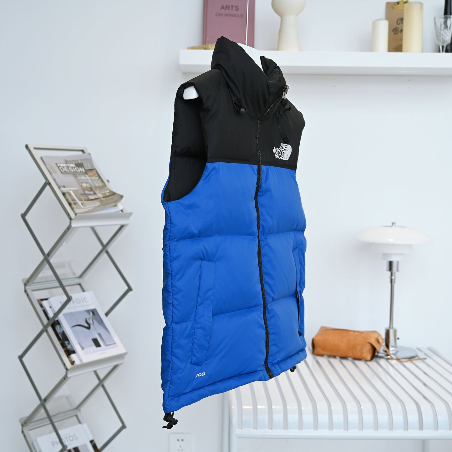 The North Face 1996 Retro Nuptse Blue Down Vest