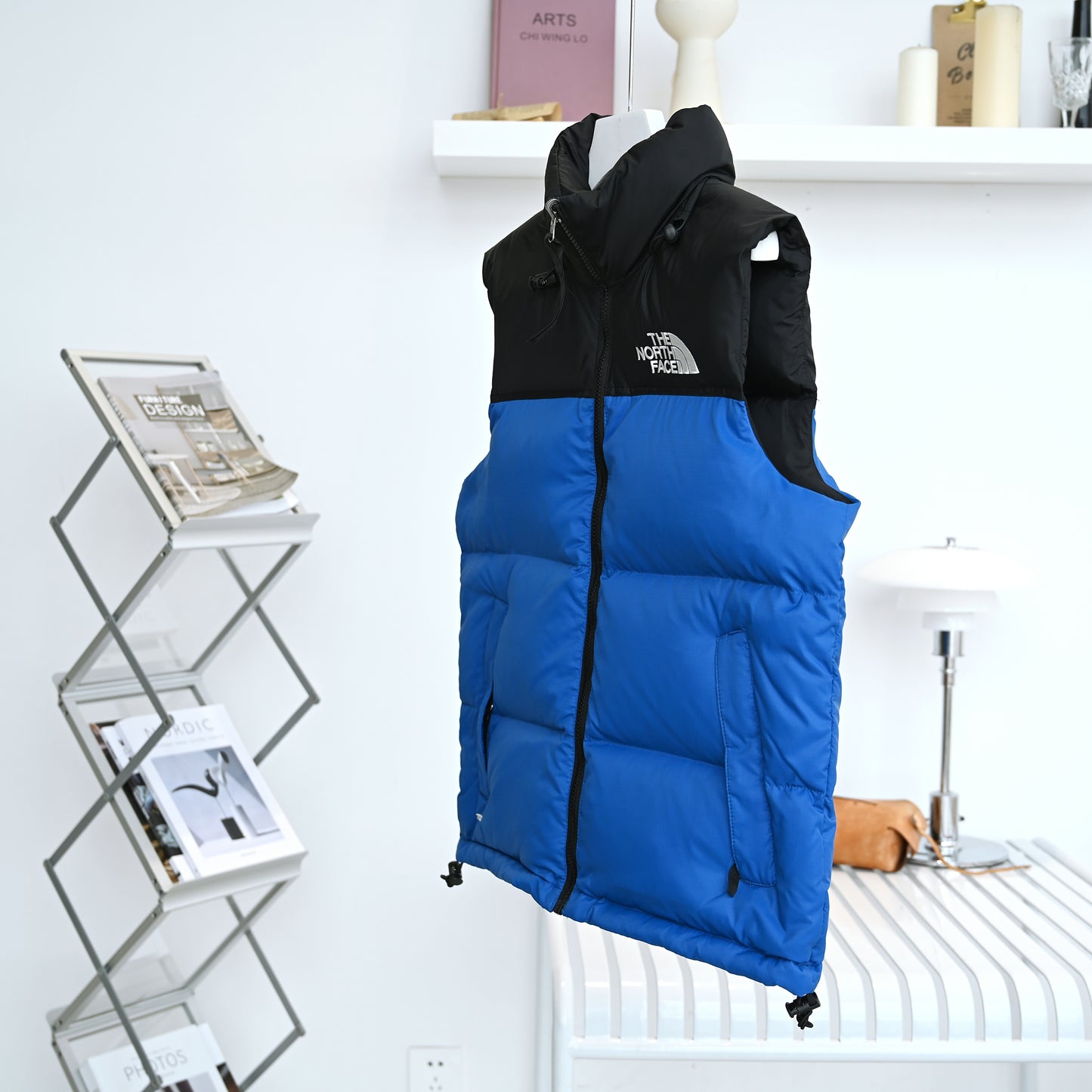 The North Face 1996 Retro Nuptse Blue Down Vest