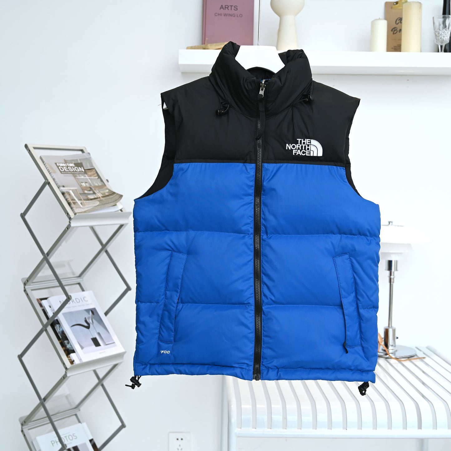 The North Face 1996 Retro Nuptse Blue Down Vest