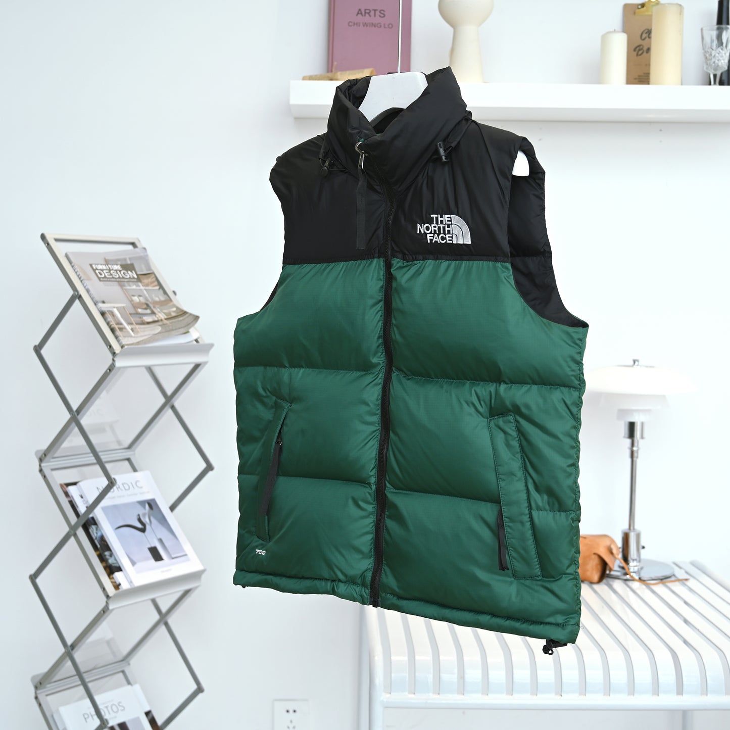 The North Face 1996 Retro Nuptse Deep Green Down Vest