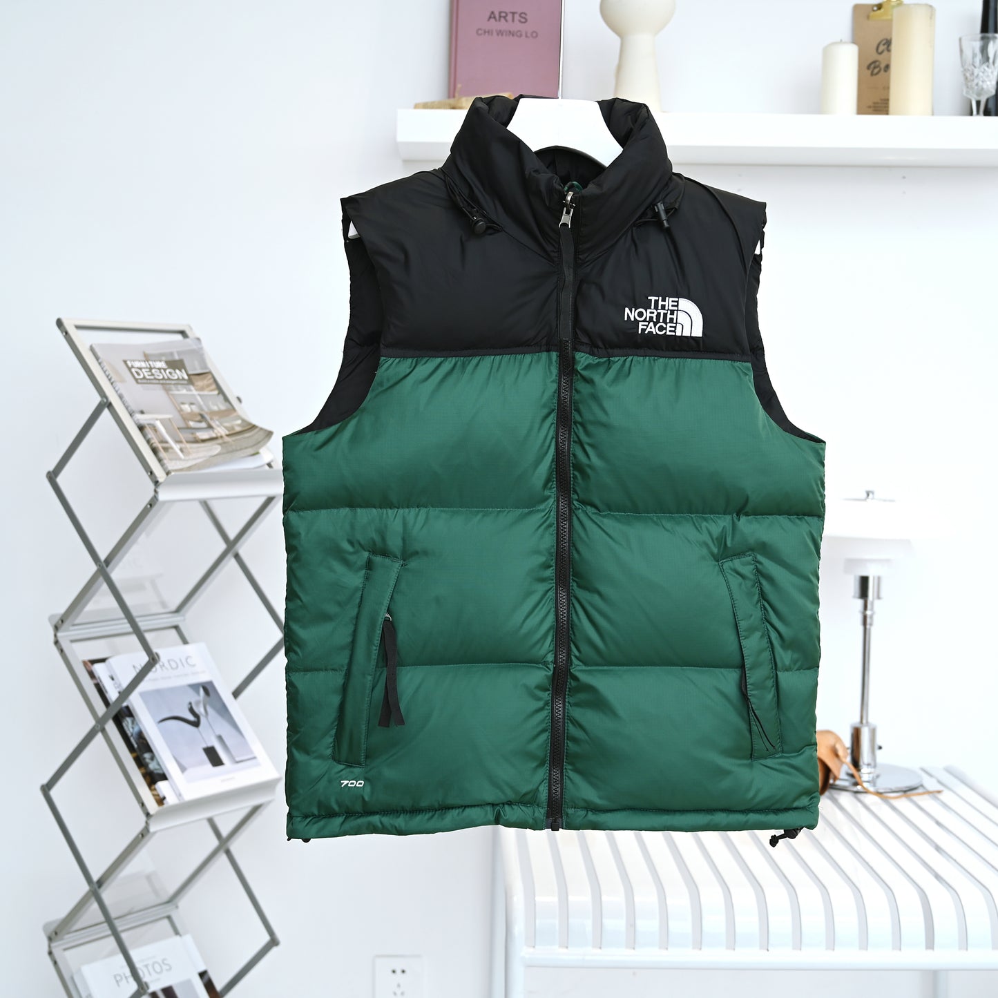 The North Face 1996 Retro Nuptse Deep Green Down Vest