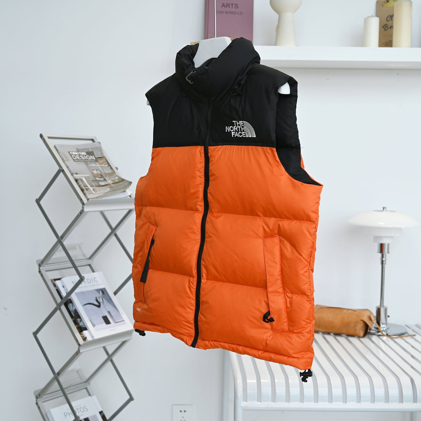 The North Face 1996 Retro Nuptse Orange Down Vest