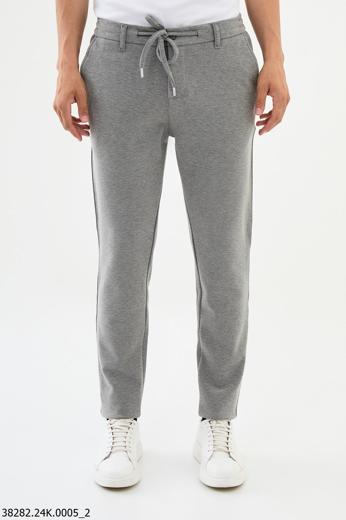 Premium Men's Gray Drawstring Pants