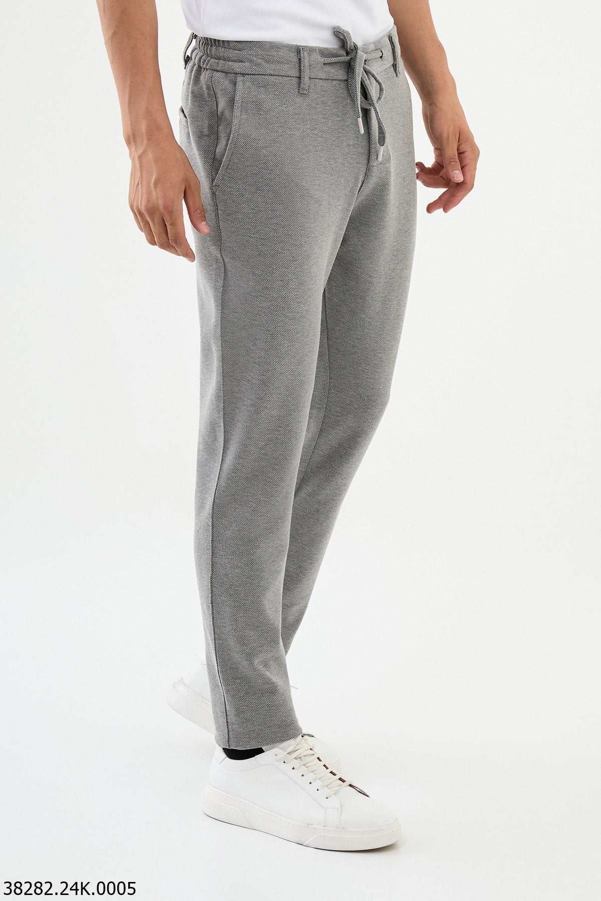 Premium Men's Gray Drawstring Pants