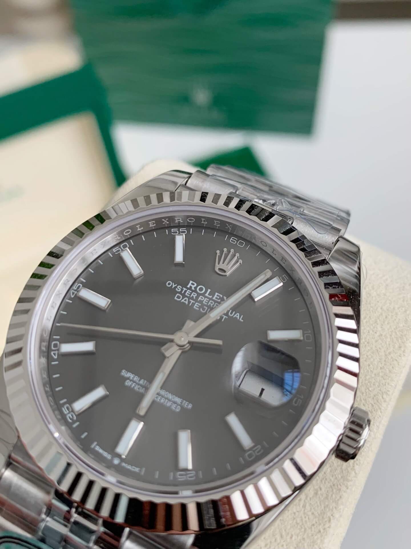 Rolex Datejust 41 schwarzes Zifferblatt