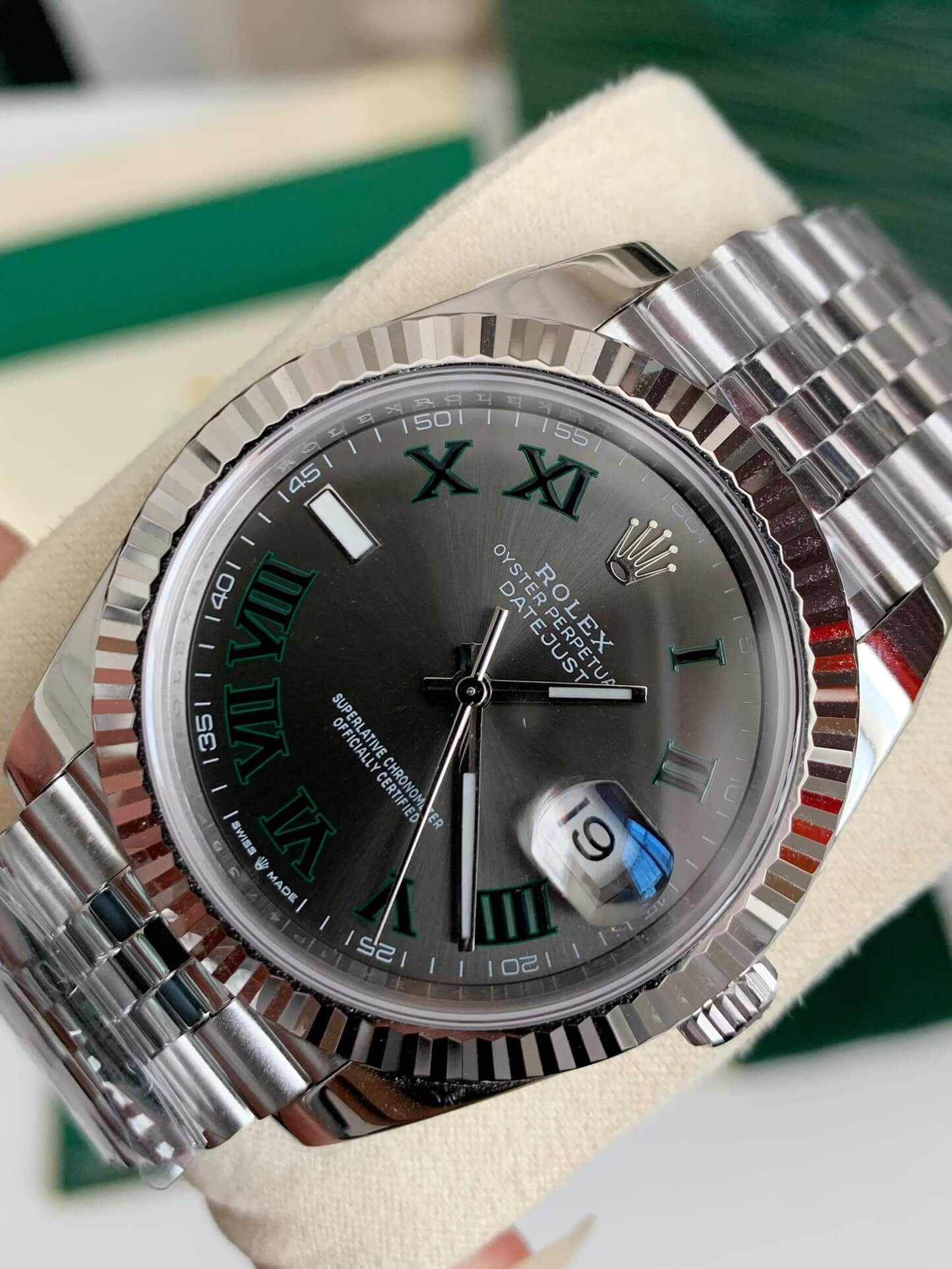 Rolex Datejust 41 Wimbledon Dial