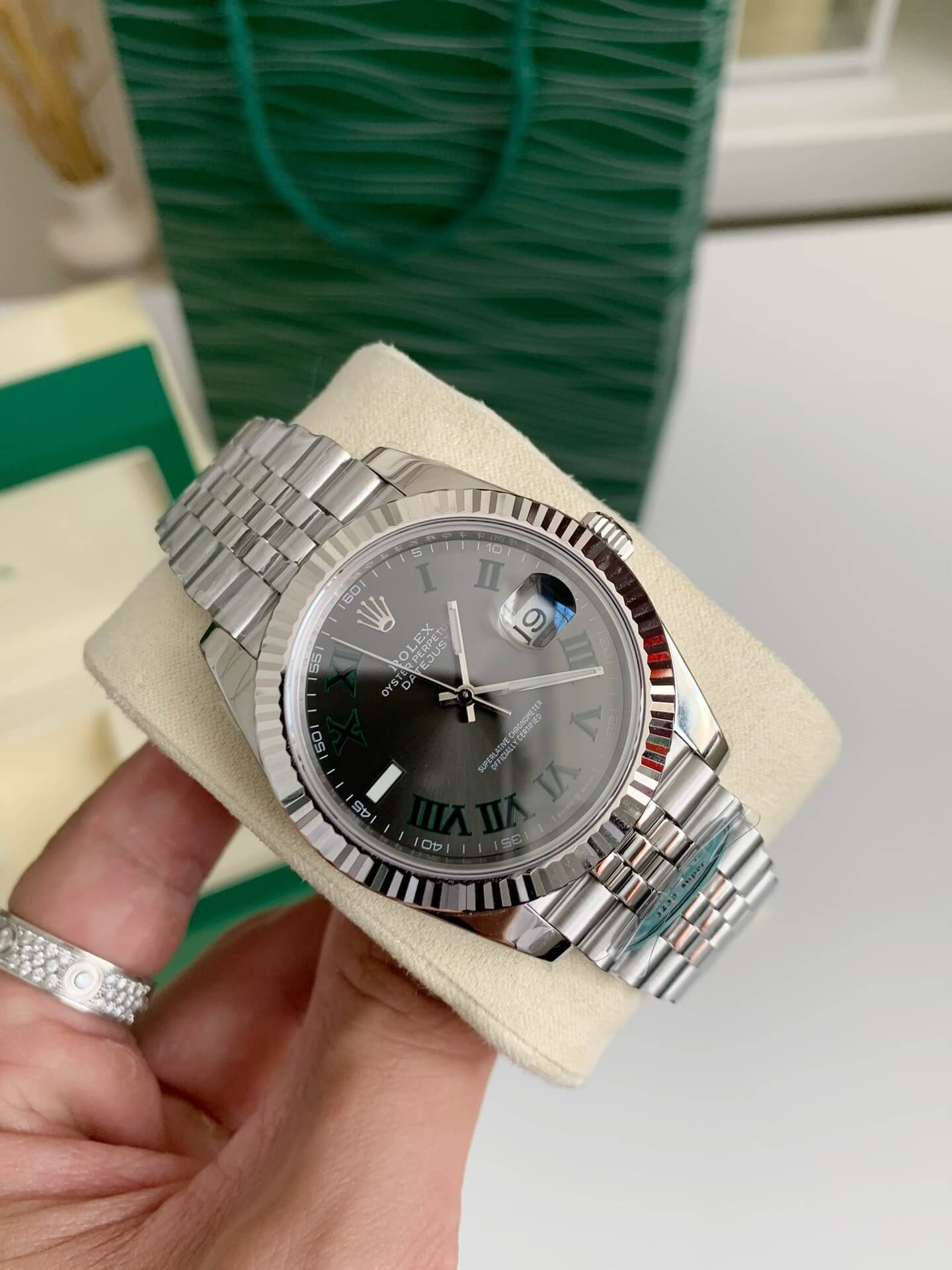 Quadrante Rolex Datejust 41 Wimbledon