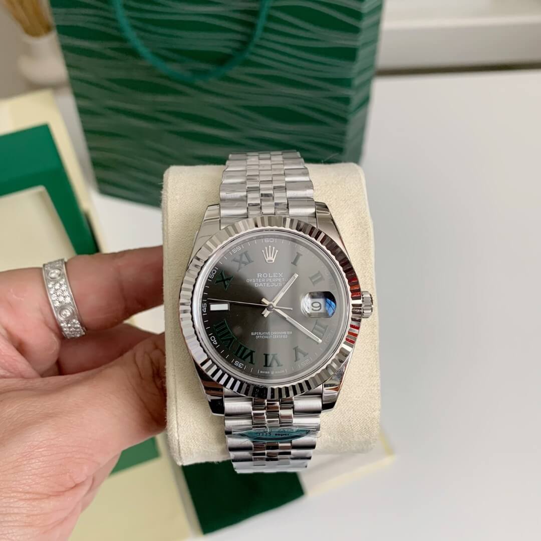 Rolex Datejust 41 Wimbledon Dial